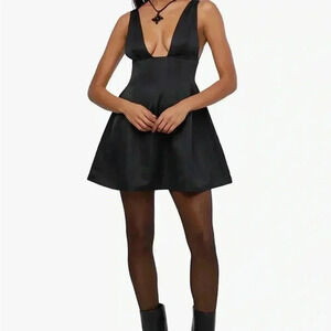 WeWoreWhat V Neck Mini Dress